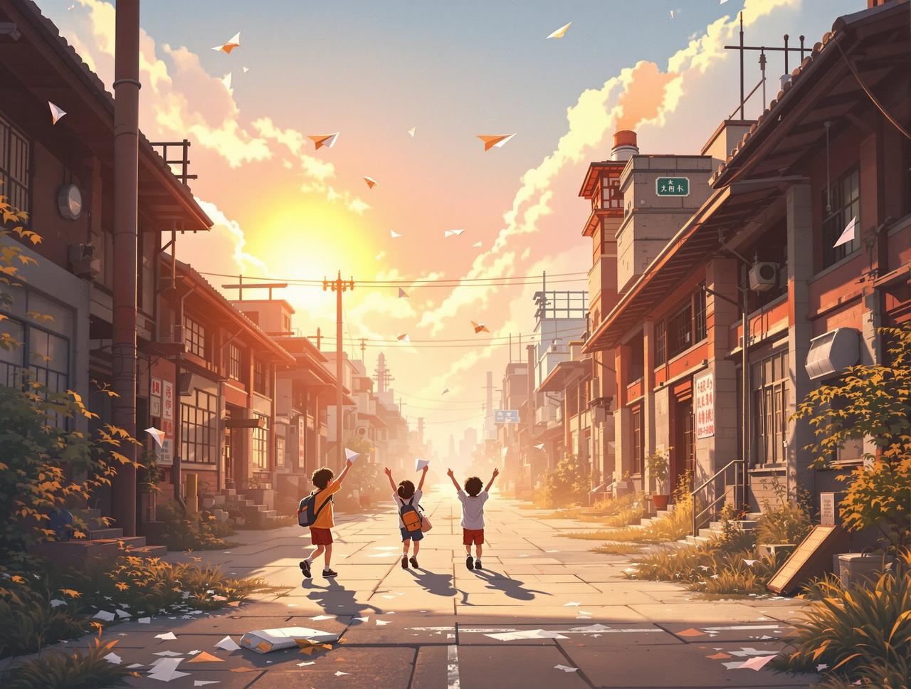 漫剧在线观看作品《纸飞机》- 年代记忆题材短剧